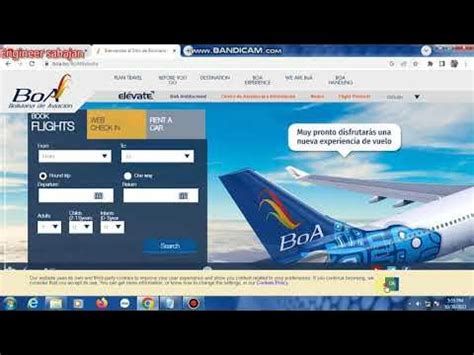 boliviana de aviacion check in on line